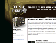 Tablet Screenshot of mobilelaserskirmish.com